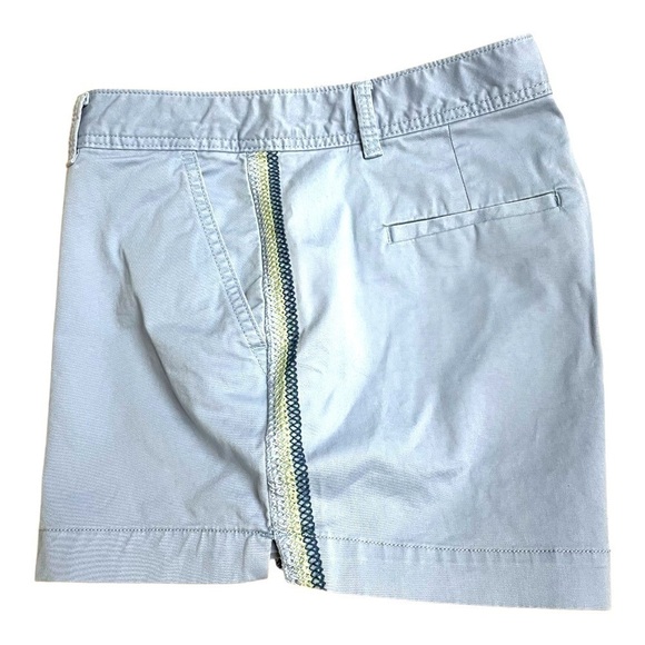 gap city shorts, size 10, resolution blue with embroidery on sides, 4 pockets - Picture 2 of 4